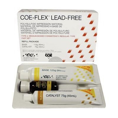 COE-FLEX Polysulfide, Medium Body, Fast Set, Standard Tube Pack