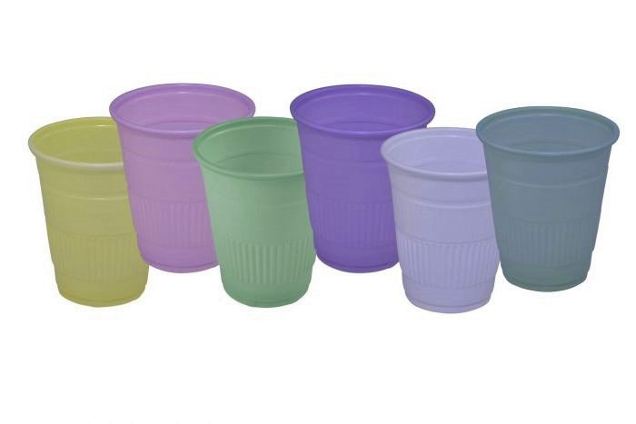 Dental Plastic Disposable 5oz Drinking Cup BLUE